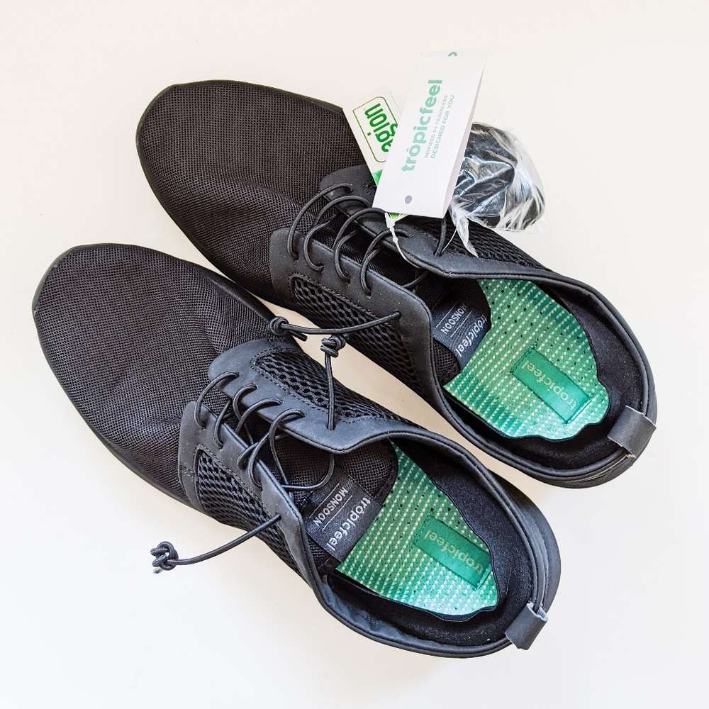 Tropicfeel Monsoon Men's Shoes Black NWT Size 10